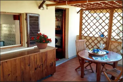 Area soggiorno di Romantico Balcone in Centro