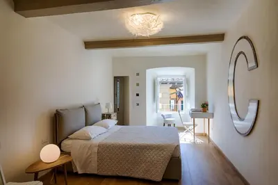 Letto o letti in una camera di Le Dimore di casa Mattei N 10