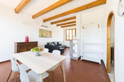 Area soggiorno di Hill's view terrace apartment