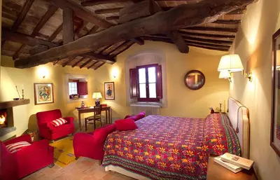 Letto o letti in una camera di Romantic House