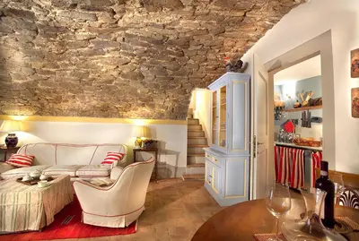Area soggiorno di Romantic House