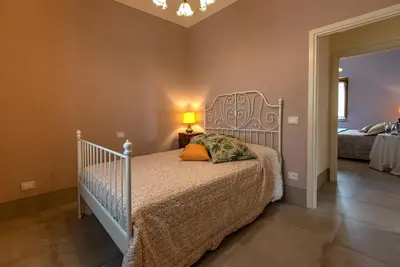 Letto o letti in una camera di Agriturismo Villa Ulivello in Chianti