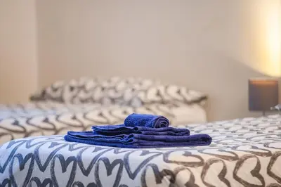 Letto o letti in una camera di CUTE FLORENCE HOUSE