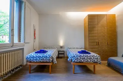 Letto o letti in una camera di CUTE FLORENCE HOUSE