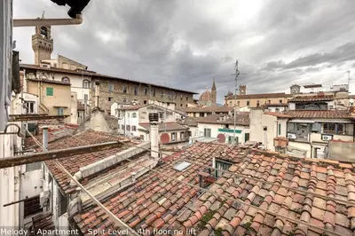 Vista generica su Firenze o vista sulla città dall'interno dell'appartamento
