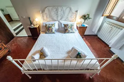 Letto o letti in una camera di Oltrarno Apartment