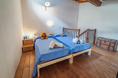 Letto o letti in una camera di Oltrarno Apartment