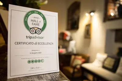 Letto o letti in una camera di Bed & Breakfast Il Bargello