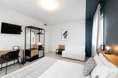 Letto o letti in una camera di Attico43 B&B