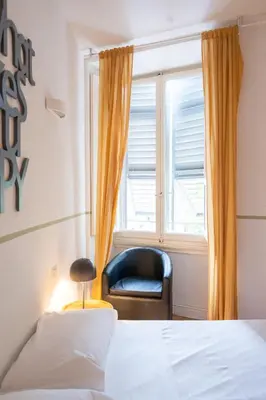 Letto o letti in una camera di La Marmora 3 bedroom apartment near Galleria dell'Accademia