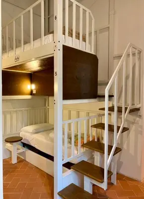 Letto o letti in una camera di NEW GENERATION HOSTEL Florence