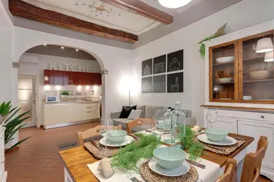Cucina o angolo cottura di Ghibellina Apartment by Mamo Florence