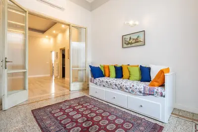 Letto o letti in una camera di Santa Maria Novella 4 bedrooms by Mmega