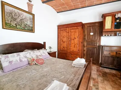 Letto o letti in una camera di Lovely nest near Florence city center