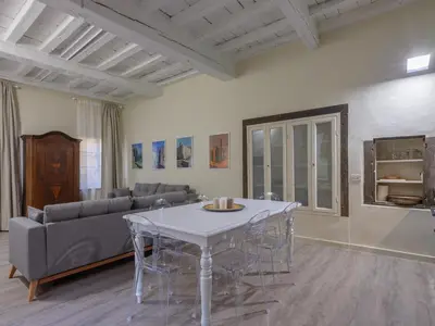 Area soggiorno di BEAUTIFUL FLAT IN OLTRARNO