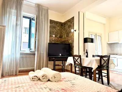 Letto o letti in una camera di Loft Florentia