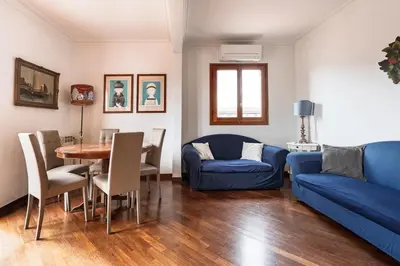 Area soggiorno di Portinari Apartment