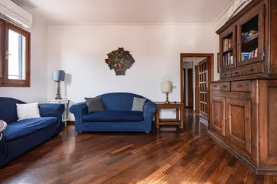 Area soggiorno di Portinari Apartment
