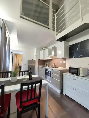 Cucina o angolo cottura di Alloggi Palmini