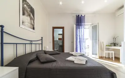 Letto o letti in una camera di Le Ghiacciaie
