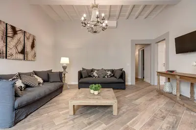 Area soggiorno di Lambert Apartment
