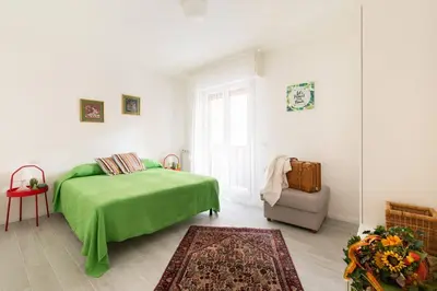 Letto o letti in una camera di appartamento Firenze Careggi