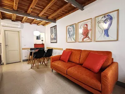 Area soggiorno di 43 Palazzuolo House by 360Rentals
