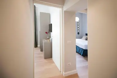 Letto o letti in una camera di Apartments Florence Oblate Exclusive View