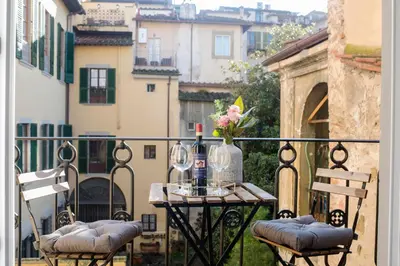 Balcone o terrazza di Apartments Florence Oblate Exclusive View