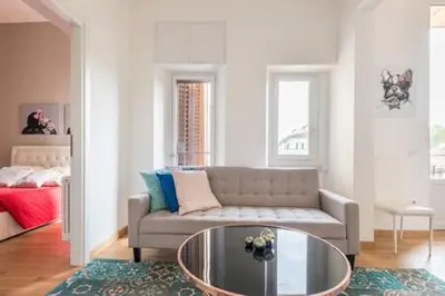 Area soggiorno di Flawless Duomo Apartment
