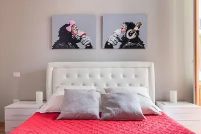 Letto o letti in una camera di Flawless Duomo Apartment