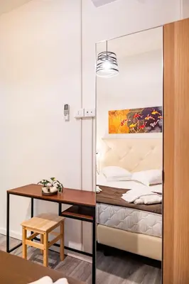 Letto o letti in una camera di Florence Rooms Novella