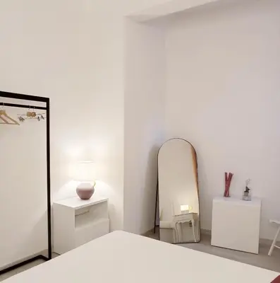 Letto o letti in una camera di Handy House