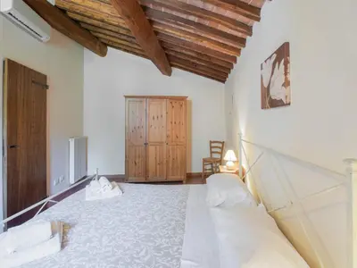 Letto o letti in una camera di Charming Retreat in Montorsoli