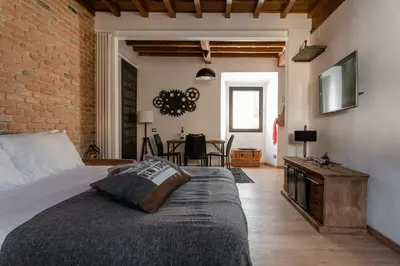 Letto o letti in una camera di Santa Trinita - Flo Apartments