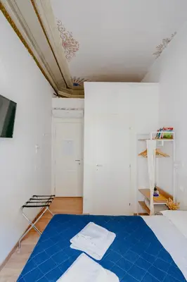 Letto o letti in una camera di Florence Rooms