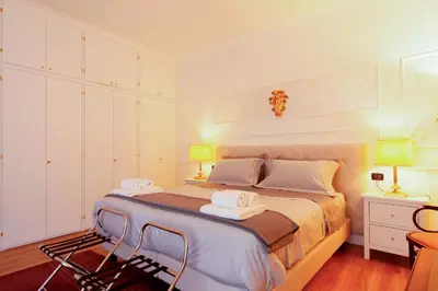 Letto o letti in una camera di Ponte Vecchio Luxury Penthouse