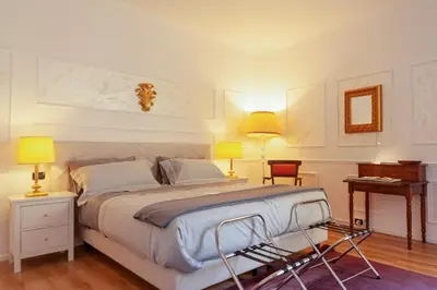 Letto o letti in una camera di Ponte Vecchio Luxury Penthouse