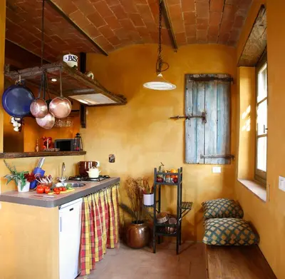 Cucina o angolo cottura di I Veroni - Agriturismo and Wine Cellar