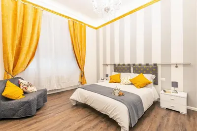 Letto o letti in una camera di Lorenzo de' Medici Family Home