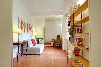 Letto o letti in una camera di Florence Rental