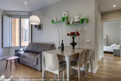 Area soggiorno di Freedom Apartments by Mamo Florence