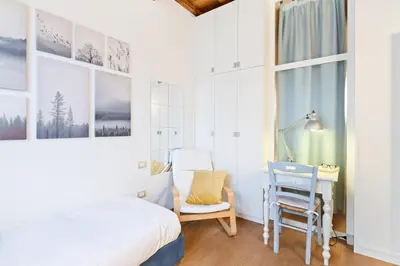 Letto o letti in una camera di GuestHost - Florence City Center Flat Via Dei Neri