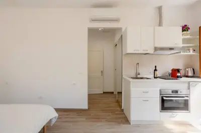 Cucina o angolo cottura di Dream holiday Suite David with Dome View lift & AC