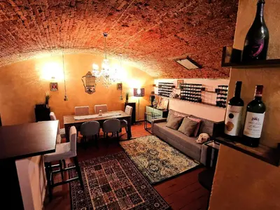 Area soggiorno di Florence Red Impression - in the city center
