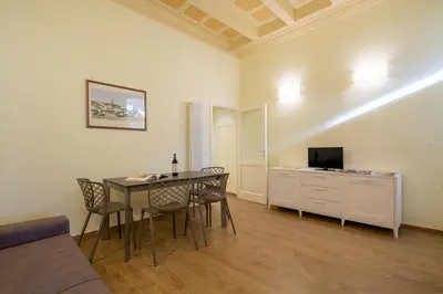TV o dispositivi per l'intrattenimento presso Santo Spirito Bright Flat by Mmega