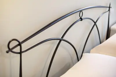 Letto o letti in una camera di Santo Spirito Bright Flat by Mmega