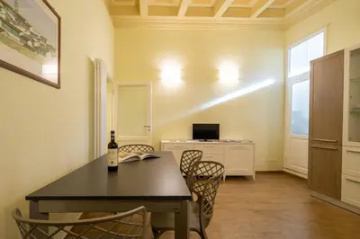 TV o dispositivi per l'intrattenimento presso Santo Spirito Bright Flat by Mmega