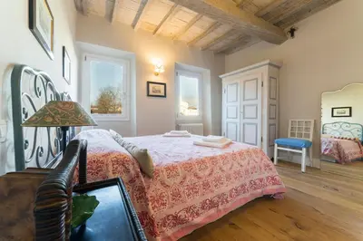 Letto o letti in una camera di Oltrarno Real Mood Florentine Apartment