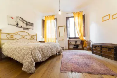 Letto o letti in una camera di Super central handcraft lovers Home